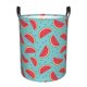 thumbnail image 1 of Balery Watermelon Cesta de ropa redonda con asas, impermeable, independiente, para ropa, juguetes, dormitorio y familia-Small, 1 of 6