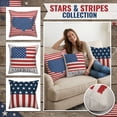 thumbnail image 4 of 4th of July Pillow Cover, 18x18 Inch Patriotic Cushion Case for Independence Day, Memorial Day and Summer Home Decor,July 4th Decorations, 4 of 6