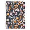 thumbnail image 7 of FORMRS 1-Subject Spiral Notebook 8" x 5" College Ruled 60 Refillable Sheet A5 Hard Cover, 2 Pack, Retro Mosaic Flowers Pattern, 7 of 7