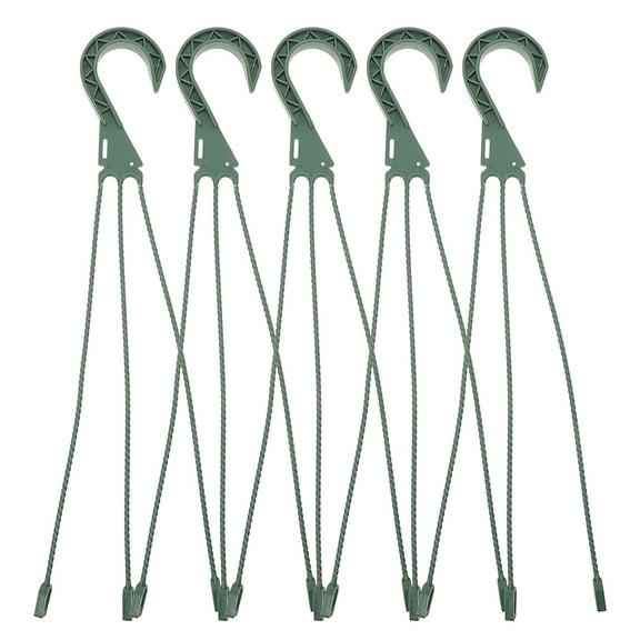WORGEOUS 5pcs Hanging Basket Chain Replacement Space-Saving Hanging Planter Hooks Flower Plant Pot Chain Hanger For Hanging Bird Feeders Basket Planters Lanterns