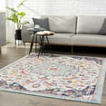 thumbnail image 3 of BoutiqueRugs Tigris Traditional Area Rug - Beige, Ivory, Aqua - 6'7" Round, 3 of 9