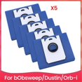 thumbnail image 1 of Replacement Dust Bags for BObsweep Robot Vacuum Cleaners, 5pcs, 1 of 5