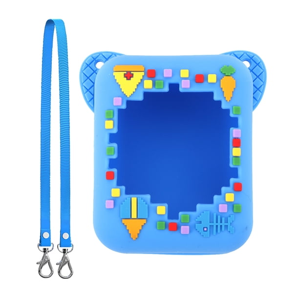 Funda Protectora Silicona A Prueba Golpes Compatible Con BITZEE Interactive Toy Digital Pet() Azul