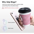 thumbnail image 2 of Velvet Caviar Cell Phone Ring Holder - Finger Ring & Stand - Improves Phone Grip Compatible with iPhone, Galaxy, 2 of 5