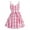 Pink Plaid Spaghetti Straps, variant on IBTOM CASTLE Kids Girls 50s Vintage Sleeveless Polka Dot Retro A-line Swing Dress Princess Birthday Party Dresses 9-10 Years Red - White Dots