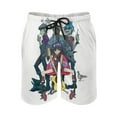 thumbnail image 2 of Gorillaz Men's Swim Trunks Board Shorts Drawstring Elastic Waist Quick Dry Swimsuits Beach Shorts with Pockets XL, 2 of 8