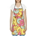 thumbnail image 3 of Disketp Donut and Blue Kitchen Apron with adjustable Aprons for Women with Pockets Cooking Powder Pink Apron, 3 of 7