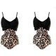 thumbnail image 5 of Bikini sin espalda con estampado de bloque de color sexy para mujer Traje de baño de una pieza Traje de baño Conjunto de ropa de playa Fridja  nalpqowj21062, 5 of 5