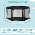 thumbnail image 3 of Dream On Me Onyx Playpen, 3 of 11