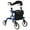 Silver Core Wheel + Shock Absorbing 1006f, variant on Yeshouse Lightweight Aluminum 2-in-1 Rollator Walker & Transport Chair, Dual Brake System, Removable Storage Bag
