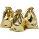 thumbnail image 1 of Paquete de 100 bolsas de organza JM con cordón dorado 5 x 7 pulgadas, 1 of 5