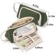 thumbnail image 2 of Estuche Para lápices YONGSHENG bolso Para Bolígrafos de mano cosméticos verde, 2 of 5