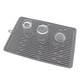 thumbnail image 2 of Kitchen Sink Silicone Drying Mat Multifunctional Drain Pad Dish Draining Tray(47*30*0.5cm), 2 of 5