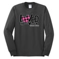 thumbnail image 2 of Wild Bobby, Loved John 3:16 Inspirational/Christian Men Long Sleeve Shirt, Charcoal, Medium, 2 of 6
