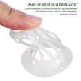 thumbnail image 2 of OUNONA 100pcs Aquatic Plant Basket Slotted Design for Hydroponics White PE Cup Shape, 2 of 8