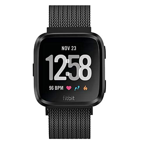 Fitlink Metal Bands Compatible for Fitbit Versa/Versa Lite Edition/Versa 2 Smart Watch for Women