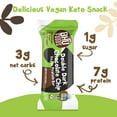 thumbnail image 3 of BHU Foods Fit Vegan Protein Bars - Double Dark Chocolate Chip (12 Bars), 3 of 7