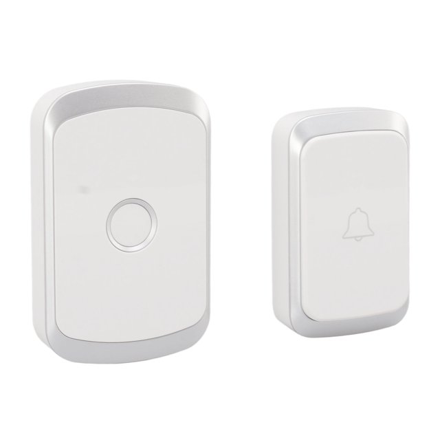 Timbre Intermitente LED, Timbre Inalámbrico ABS, Enchufe Europeo De 220V Para El Hogar