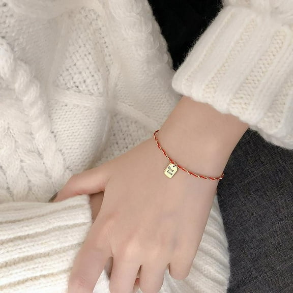 PERITANG Good Luck 925 Sterling Silver Bracelets for Women, Fashion Adjustable Slider Unique S925 Bracelet Jewelry For Wedding Gifts