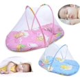 thumbnail image 2 of Portable Folding Travel Crib Mosquito Net With Pillow Baby, 2 of 4