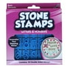 Kids Craft Stone Stamps, Letters & Numbers, 1 Each