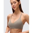 thumbnail image 3 of CRZ YOGA Butterluxe V Neck Racerback Sports Bra For Women, 3 of 6