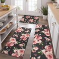 thumbnail image 2 of Pioneer Flower Floral Print Pattern Kitchen Rugs Sets Of 3,Kitchen Runner Rugs Non Skid Washable,Decorative Kitchen Floor Mats for Kitchen,Sink,Laundry,17"x30"+ 17"x47" + 17"x59", 2 of 6