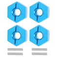 thumbnail image 3 of Sailing Tuerca de cubo de montaje hexagonal de rueda azul de 5MM con pasadores para coche WLtoys 1/14 144001 RC, 3 of 15