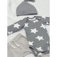 thumbnail image 3 of Modern Moments by Gerber Baby Boy Bodysuits, 3-Pack (Newborn-12 Months), 3 of 9