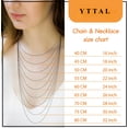 thumbnail image 6 of Gifts For Women YTTAL Stainless Steel Flat Herringbone Snake Chain Necklace for Men & Women 5MM Gold Plated Necklace, 6 of 12