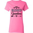 thumbnail image 3 of Inktastic Blessed Grandma for Grandmother Women's T-Shirt, 3 of 5