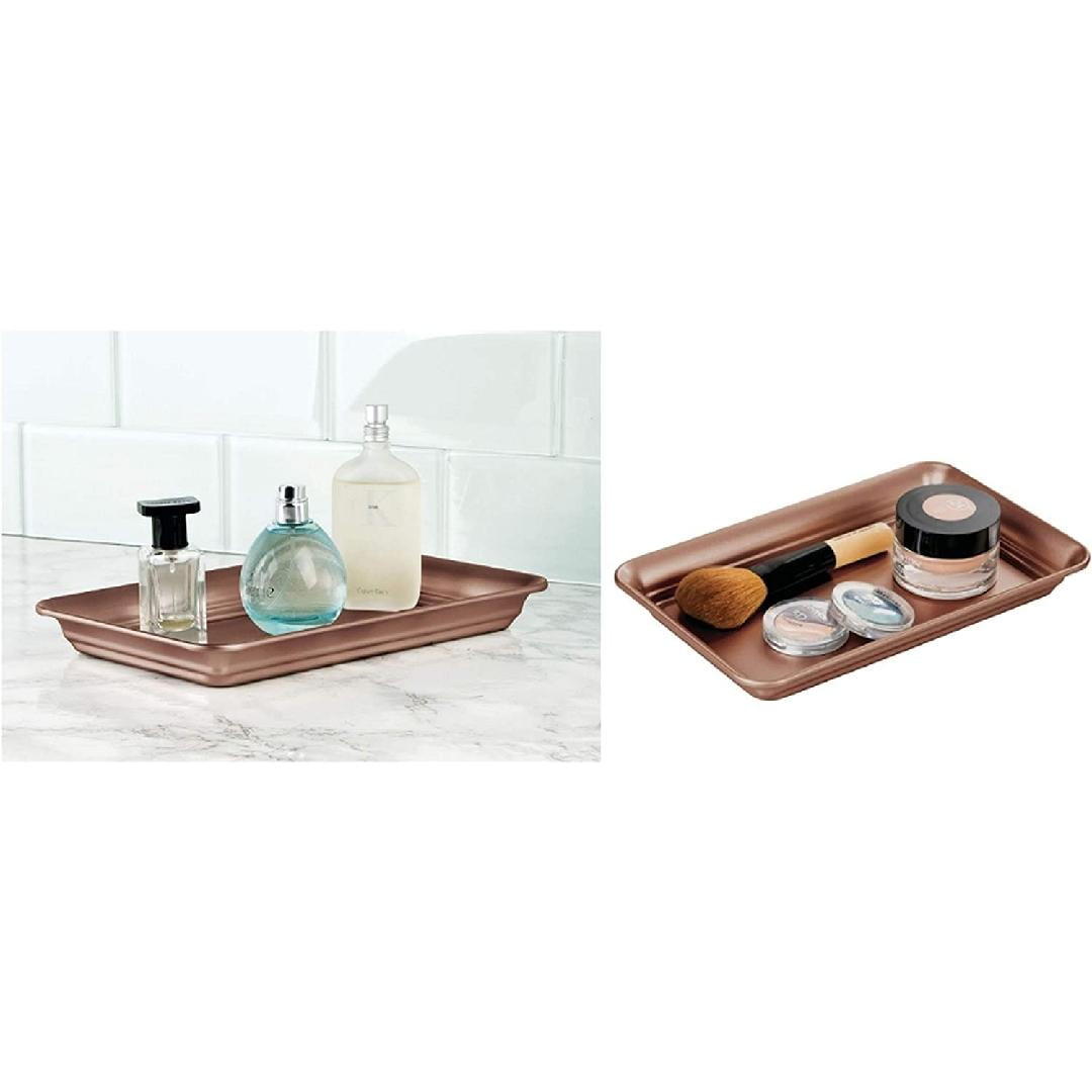 InterDesign Countertop Guest Towel Tray Bathroom Vanity Organizer