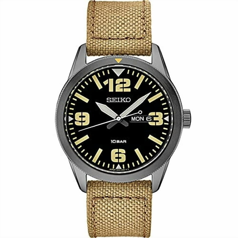 SEIKO SUR493 海外モデル　ソーラー Seiko Essentials Quartz Black Dial Men's Watch SUR493 - Walmart.com
