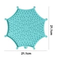 thumbnail image 2 of Licking Mat for Dogs and Cats, Slow Feeder Dog Bowls for Boredom Reducer, Dog Food Mat blue, 2 of 5
