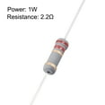 thumbnail image 2 of 100pcs 1W 2.2 Ohm Carbon Film Resistor 5% Tolerance 4 Color Bands, 2 of 4