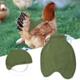thumbnail image 4 of Chicken Saddle, Durable Hen Wing Protector, Chicken Saddle Jacket, Home For Poultry Small Pets Household 20x19.5cm Green, 4 of 8