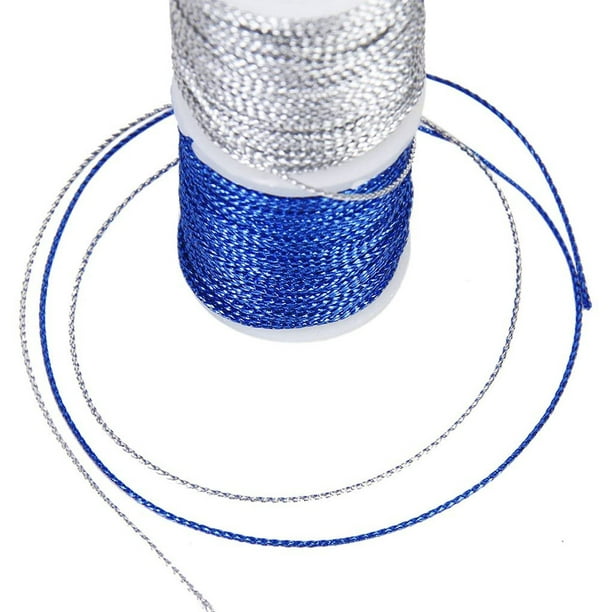 1 Rouleau Perlant Cordon 1mm Coloré Stretch Fil Tissu Artisanat String Pour  Perler Bracelet Collier Tressé Cheveux Cravate Bijoux Artisanat Sup