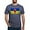 Heather Navy, variant on CafePress - Glory To Ukraine T Shirt - Mens Tri-blend T-Shirt