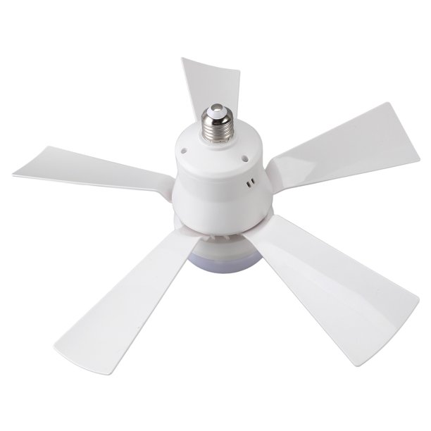 Luz De Ventilador De Techo, 50000 Horas De Vida, Templable De 3 Colores 3 Velocidad Del Viento 1H 2H 4H Temporizador, Lámpara De Ventilador Pequeño E26 Socket Para Cocina De