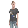 thumbnail image 4 of T-Shirt Basique à Manches Courtes pour Femmes Conan et Xiaolan, 4 of 6