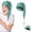 Green, variant on Unisex Striped Knit Long Tail Hat with Pom Pom – Winter Windproof Beanie for Outdoor – Adjustable Elf Hat for Christmas Party – One Size (Fits 21.2-23.2 Inches Head Circumference)