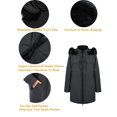 thumbnail image 6 of FALEXO Women's Winter Warm Faux Fur Collar Hooded Long Coat Jacket Parka Outwear Coat, 6 of 7