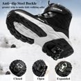 thumbnail image 4 of Botas de senderismo VITUOFLY para niños y niñas, cálidas para invierno y nieve, talla 1, 4 of 7