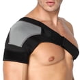 thumbnail image 2 of Sport Shoulder Brace, Adjustable Shoulder Brace Temperature Regulation  for Muscle Injury for Sprains for Tenosynovitis Right Shoulder,Left Shoulder, 2 of 8