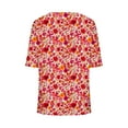 thumbnail image 5 of Camisetas Casuales de Manga Corta Plisada de la Moda de las Mujeres, Camiseta Cómoda de Poliéster para las Mujeres, Blusa de Primavera de Verano Lavado a Mano, 5 of 5