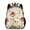 Beige, variant on Colorful Butterflies Backpack, Lightweight Casual Daypack with Chest Strap & Water Bottle Pockets, Rainbow Colors Butterfly Animals Sports Travel Bag for Work