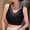 Black, variant on Rvasteizo Women Lace Bra Lace Tank Bandeau Back Beauty Bust Gathering Everyday Bra