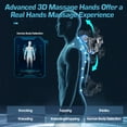 thumbnail image 6 of Massage Chair Zero Gravity, HealthRelife Full Body Recliner with Heat SL Track 24 Airbags, Thai-Stretch Bluetooth Speaker, Black&Grey, 6 of 9