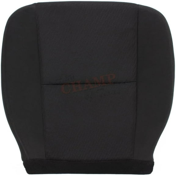 Auto Champ Of Texas: Compatible with - 2009-2014 GMC Yukon 1500 2500 XL SLE -Driver Side Bottom Cloth Seat Cover Black