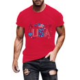 thumbnail image 2 of Atkumj Independence Day Tee Shirts for Men Fashion Short Sleeve Print Graphic Tee Casual Summer Round Neck Patriotic Tees for 4th of July Party 3XL, 2 of 6